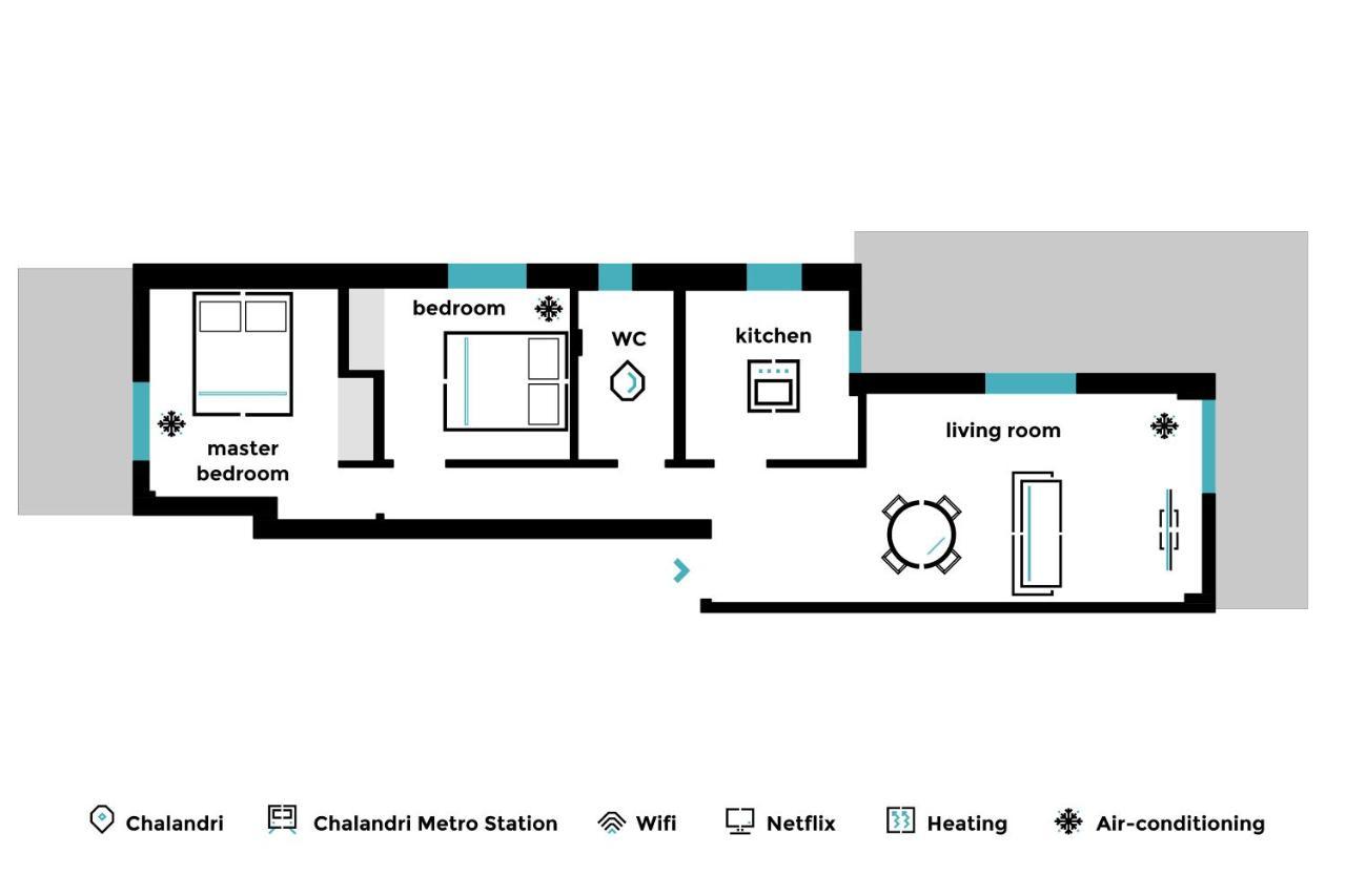 Pleasant 2Br Apartment Near Helexpo By Upstreet Atény Exteriér fotografie